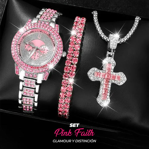 JOYERIA EXCLUSIVA! SET PINK FAITH🔥