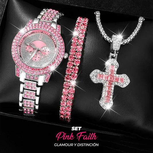 JOYERIA EXCLUSIVA! SET PINK FAITH🔥