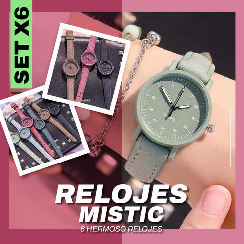 SET EXCLUSIVO! SET X6 RELOJES MISTIC✨